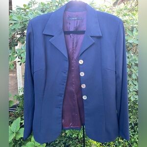 GO Classic Navy Blazer with Pearl buttons - Size 12
